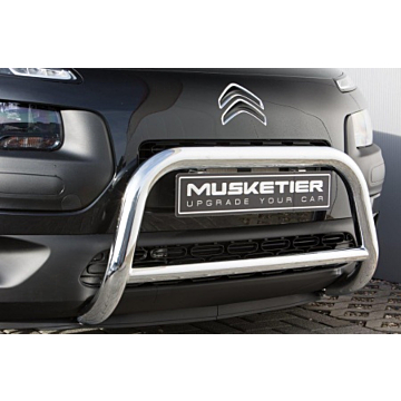 Musketier Citroën C4 Cactus bullbar voorzijde rvs verchroomd