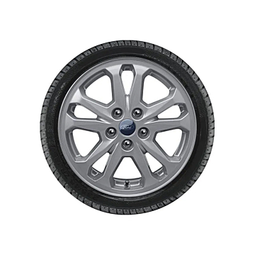 Ford Tourneo Connect / Transit Connect (10/2013 - 03/2024) alloy wheel 16" with winter tire, 5-spoke design, silver