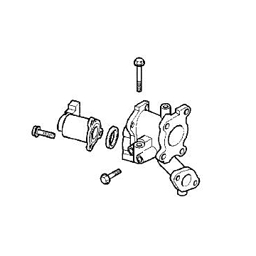 Opel EGR-valve for 1.7 diesel engines (Y17DT / Z17DTH / Z17DTL)