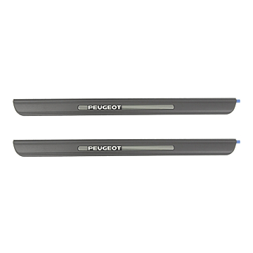 Peugeot 206 3-drs / CC sill trims black