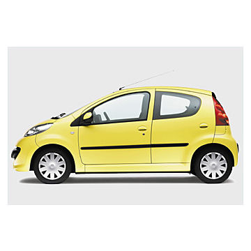 Citroën C1 (2005 - 2014) stootlijsten 3-drs