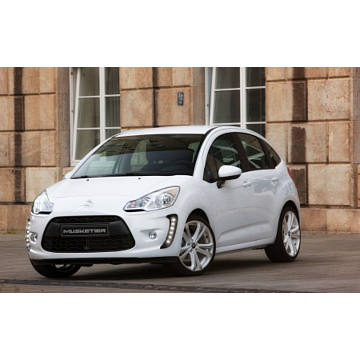 Musketier Citroën C3 2010 - ... dagrijverlichting zwart (met positieverlichting)