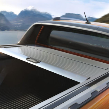 Ford Ranger (2012 - 11/2022) roll-up tonneau cover silver, manual