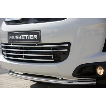 Musketier Citroën C4 Aircross stainless steel-bullbar for CityGuard