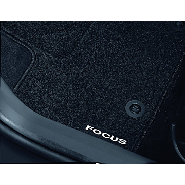 Ford Focus 07/2004 - 2011 floor mats, standard front- and rear, black