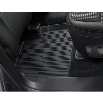 Ford Kuga (12/2019 - ..) floor mats all-weather with raised edges, rear, black