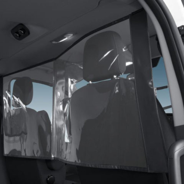 Ford Transit (01/2014 - ..) flexible partition wall protection wall, transparent