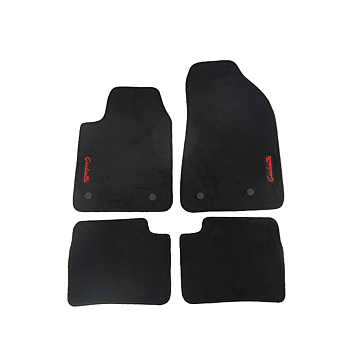 Alfa Romeo Giulietta 2013 - 2018 floor mats velour with red Giulietta logo