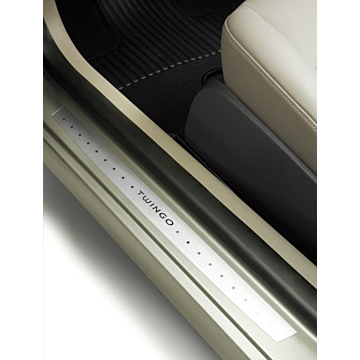 Renault Twingo 2007 - 2014 scuff plates aluminium