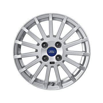 Ford Fiesta (09/2008 - 06/2017) alloy wheel 16" 15-spoke RS design, silver