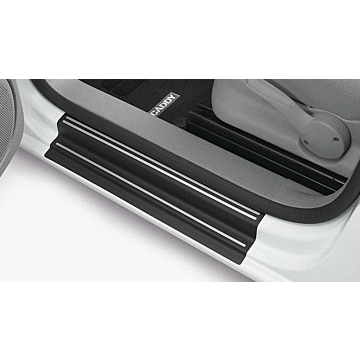 Volkswagen Caddy 2010 - .. entry guards foil in black / silver