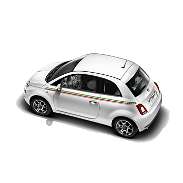 Fiat 500/500c Italy side stripes