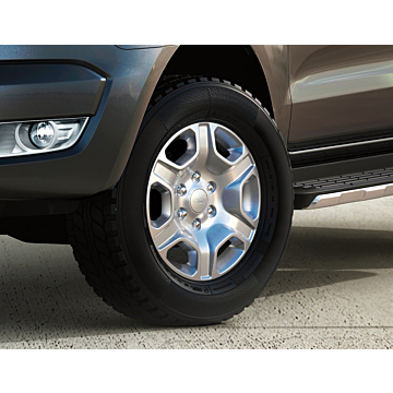 Ford Ranger (09/2015 - 11/2022) alloy wheel 17" 6-spoke design, Sparkle silver
