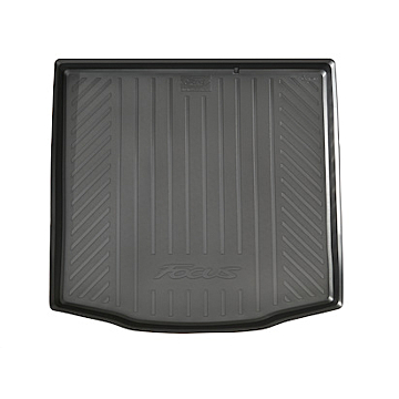 Ford Focus (10/2014 - 03/2018) sedan anti-slip mat for luggage compartment (with mini spare wheel or repair kit)