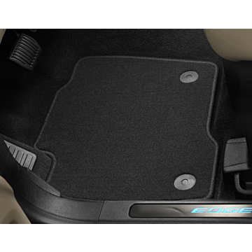 Ford Edge (01/2016 - ..) floor mats, standard black, front