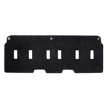 Ford Tourneo Custom (02/2014 - 09/2023) rear floor mats, black