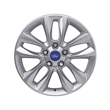 Ford alloy wheel 16" 5 x 2-spoke design, silver