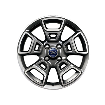 Ford EcoSport (10/2013 - 2023) alloy wheel 17" 5x2-spoke design, anthracite