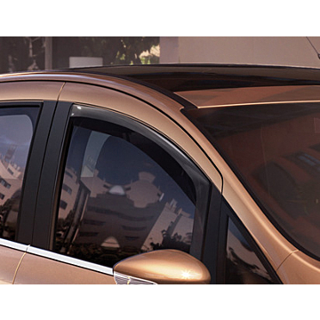 Ford B-MAX 2012 - 2018 ClimAir, wind deflector for front door windows, dark grey