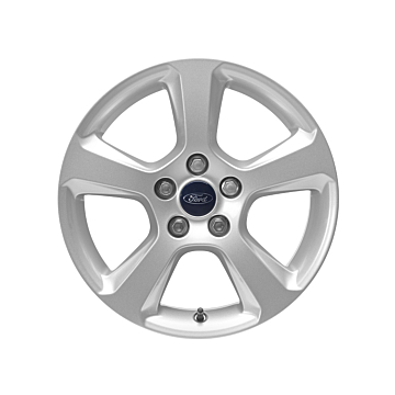 Ford alloy wheel 16" 5-spoke design, silver