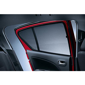 Opel Agila B sun shades rear doors
