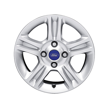 Ford alloy wheel 15" 5 x 2-spoke design, silver