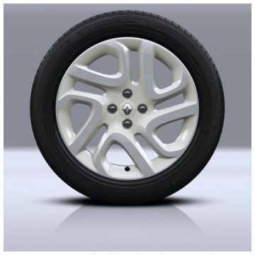 Renault Captur alloy wheel 17" Explore ivory