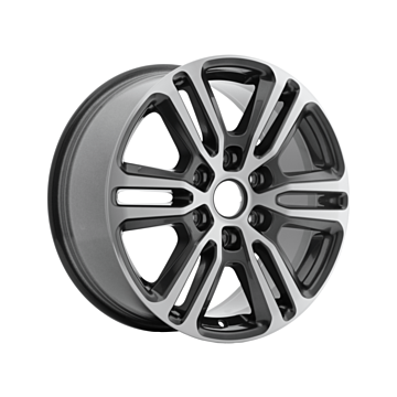 Ford Ranger (02/2019 - ..) alloy wheel 18" 6 x 2-spoke design, Medium Bolder Grey polished (except Raptor)