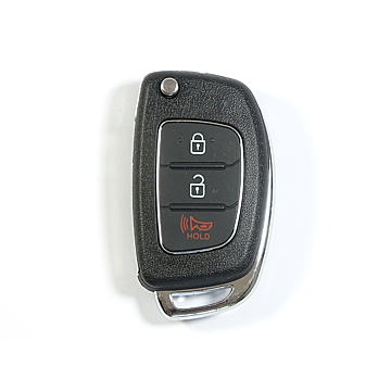 Hyundai folding key housing with three buttons (panic)