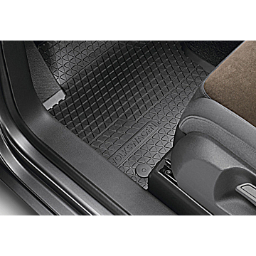 Volkswagen Touran 2003 - 2015 all-weather floor mats, front (button-fastening)