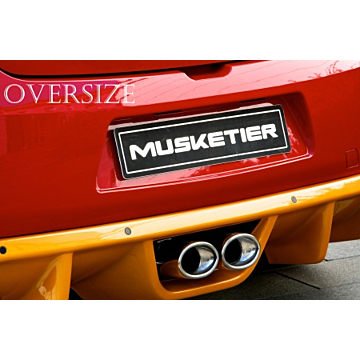 Musketier Citroën DS3 Center-sport exhaust 2x114x86 mm 1,6THP Oversize