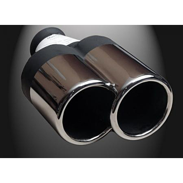 Musketier Citroën C-Crosser/Peugeot 4007 duplex stainless steel exhaust 2xØ101 mm 