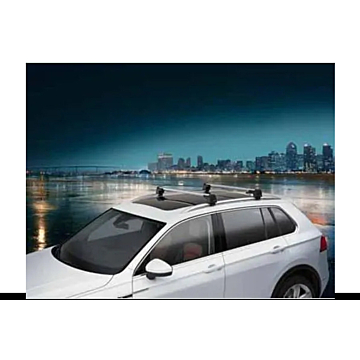 Volkswagen Tiguan (2016 - 2023) roof base carriers, with roof rails