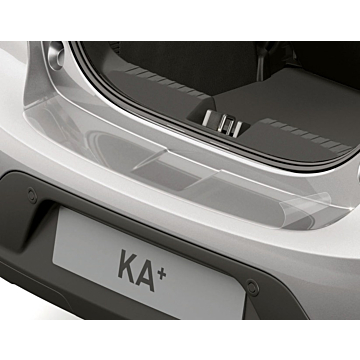 Ford Ka+ rear bumper protective film, transparent