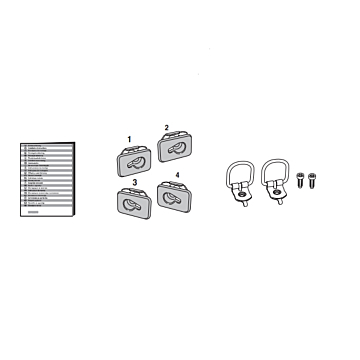 Opel Astra K Sports Tourer separation rack mounting kit natural-look