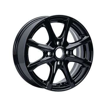 Ford Fiesta (07/2017 - 2023) alloy wheel 15" 8-spoke design, Absolute Black