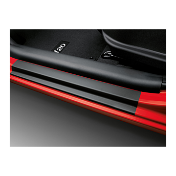 Hyundai i20 5-drs (2012 - 2015) instapbeschermfolie, zwart