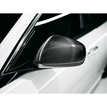 Alfa Romeo Giulietta shadow mirror cover in carbon fibre