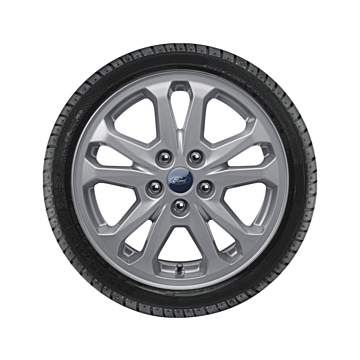 Ford Tourneo / Transit Connect (06/2018 - 03/2024) alloy wheel with winter tire 16", 5-spoke design, silver