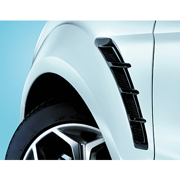 Ford S-MAX 2006 - 12/2014 grille for front wheel arch gloss black