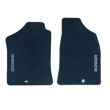 Ford Ranger 2006 - 10/2011 floor mats, premium velours front, black