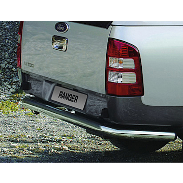 Ford Ranger (2006 - 10/2011) rear bar chrome 4x4 without parking sensors