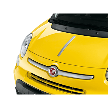 Fiat 500L sierlijst op motorkap satijn