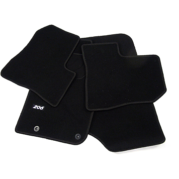 Peugeot 206 vloermatten naaldvilt