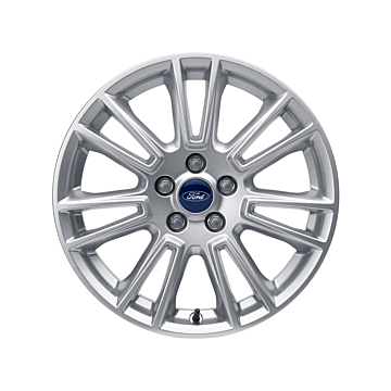 Ford Mondeo (03/2007 - 08/2014) alloy wheel 17" 7x2-spoke design, Sparkle silver