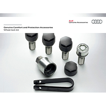 Audi Q3 / Q5 / Q7 / Q8 / E-Tron wheel locking bolts M14 x 1.5 x 45