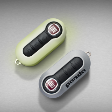 Fiat Panda 2011 - .. key covers luminescent + grey