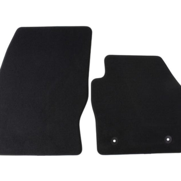 Ford C-MAX (11/2010 - 11/2014) velour floor mats front, anthracite with black Nukub edges