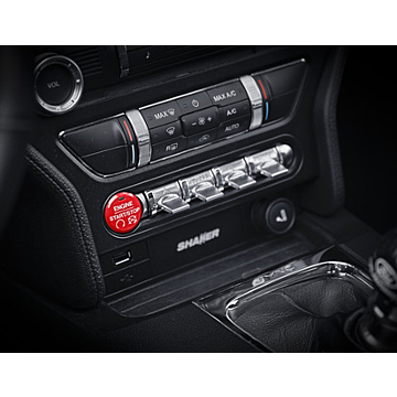Ford Mustang (03/2015 - 02/2018) Performance START button red