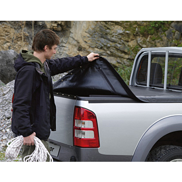 Ford Ranger (2006 - 10/2011) cover tarpaulin flexible, black